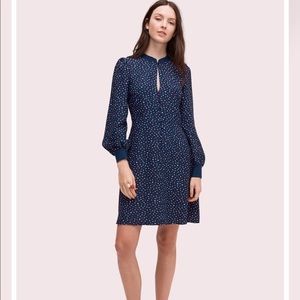Kate Spade Lips Crepe Dress